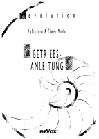 Revox Evolution-Owners-Manual-2 